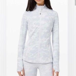 Lululemon Define Jacket - White/Grey Camo